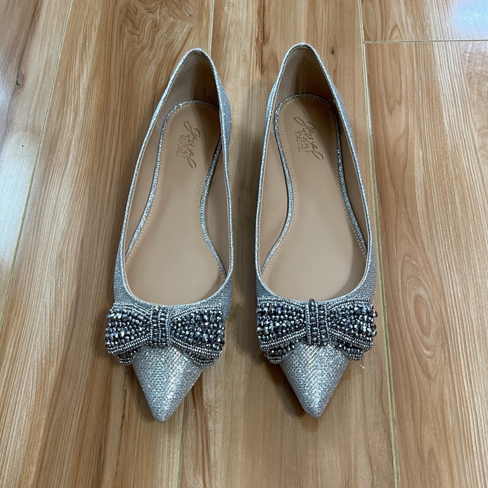 Dressy Jewel Badgley Mischa flat. Never worn. In original box